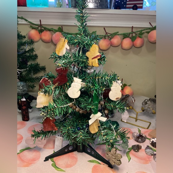 Mookaite crystal stocking ornament - Picture 2 of 2